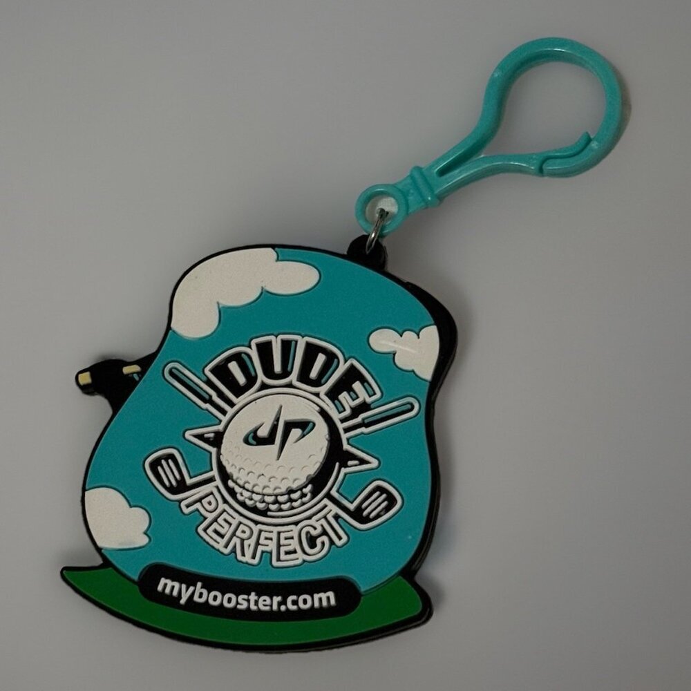 Panda Golf Player Dude Perfect KeyChain RARE‎ Bag Backpack Keys Accessory Tricks - Picture 2 of 2